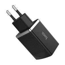 Сетевое зарядное устройство Hoco C43A 2.4A 2USB черное