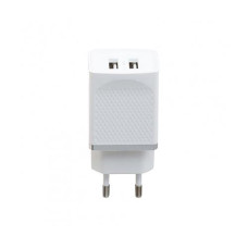 Сетевое зарядное устройство Hoco C43A 2.4A 2USB белое