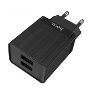 Сетевое зарядное устройство Hoco C51A Prestige 3.4A 2USB черное