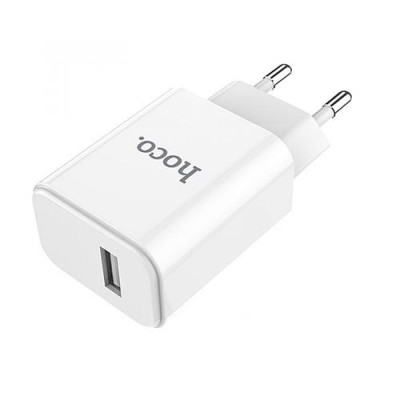 Купить Сетевое зарядное устройство Hoco C61A Victoria 2.1A 1USB белое Бытовая техника