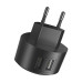 Купить Сетевое зарядное устройство Hoco C67A 2.4A 2USB черное Бытовая техника