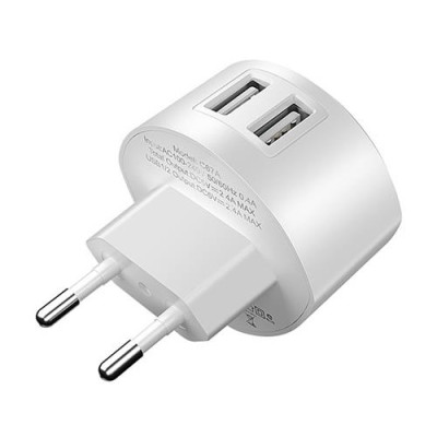 Купить Сетевое зарядное устройство Hoco C67A 2.4A 2USB белое Бытовая техника