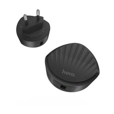 Сетевое зарядное устройство Hoco C68A 3A 1USB черное