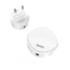 Сетевое зарядное устройство Hoco C68A 3A 1USB белое
