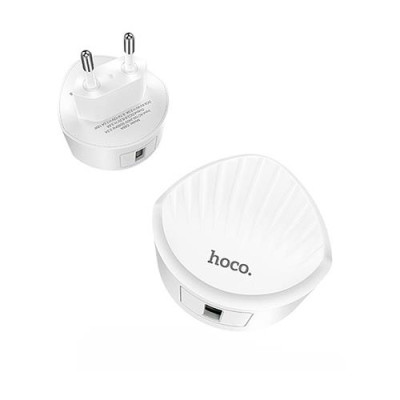 Купить Сетевое зарядное устройство Hoco C68A 3A 1USB белое Бытовая техника