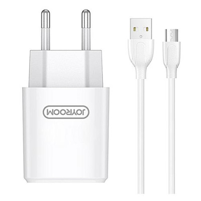 Сетевое зарядное устройство Joyroom L-М226 2.4A 2USB плюс кабель Type-C USB белое Купить Сетевое зарядное устройство Joyroom L-М226 2.4A 2USB плюс кабель Type-C USB белое Бытовая техника