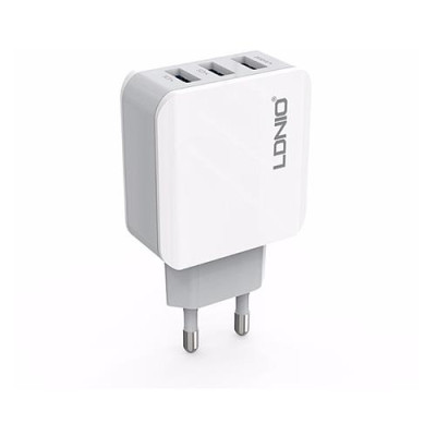 Сетевое зарядное устройство Ldnio A3301 3.4A 3USB плюс кабель Micro USB белое Купить Сетевое зарядное устройство Ldnio A3301 3.4A 3USB плюс кабель Micro USB белое Бытовая техника
