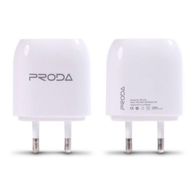 Сетевое зарядное устройство Remax Proda RP-U21 2.1A 1USB белое Купить Сетевое зарядное устройство Remax Proda RP-U21 2.1A 1USB белое Бытовая техника