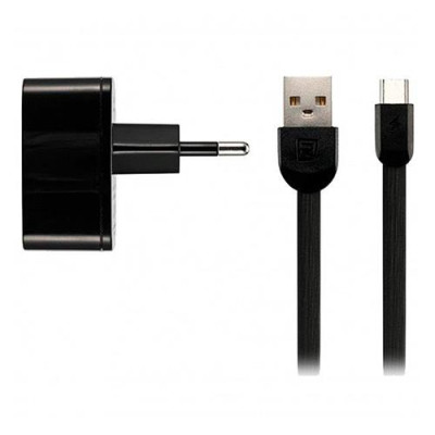 Сетевое зарядное устройство Remax Proda RP-U215, 2.1A 2USB плюс кабель Type-C USB черное Купить Сетевое зарядное устройство Remax Proda RP-U215, 2.1A 2USB плюс кабель Type-C USB черное Бытовая техника