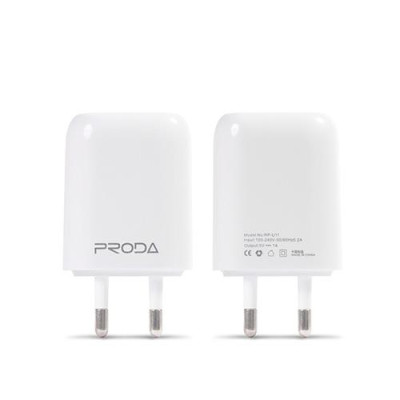 Купить Сетевое зарядное устройство Remax RP-U11 1A 1USB плюс кабель Lightning USB белое Бытовая техника