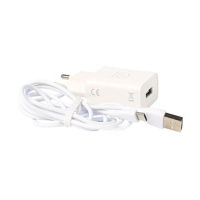 Купить Сетевое зарядное устройство Wuw Т25 2.1A 2USB плюс кабель Micro USB белое Бытовая техника