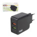 Купить Сетевое зарядное устройство Pulso LC-24428 BK 28W 2USB QC 3.0 Бытовая техника