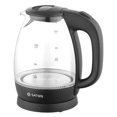 Купить Электрочайник Satori SGK-4160-BL стекло 2000Вт 1.7л Бытовая техника