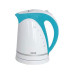 Купить Электрочайник Mystery MEK-1616 white/aqua пластик 1850Вт 1.7л Бытовая техника