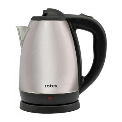 Купить Электрочайник Rotex RKT10-B 1500Вт 1.5л поворот на 360 скрытый нагревательный элемент нержавейка Бытовая техника