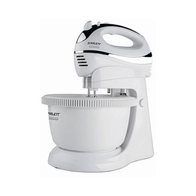 Миксер Scarlett SC-HM40B01 450Вт Купить Миксер Scarlett SC-HM40B01 450Вт Бытовая техника