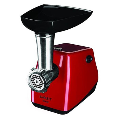 Купить Мясорубка Scarlett SC-45S56 реверс 2 диска для измельчения и насадки 1800Вт Бытовая техника