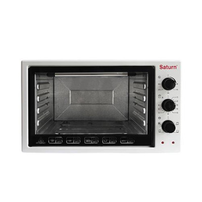 Электродуховка Saturn ST-EC3802white 1500Вт, 42л, таймер, гриль Купить Электродуховка Saturn ST-EC3802white 1500Вт 42л таймер гриль Бытовая техника