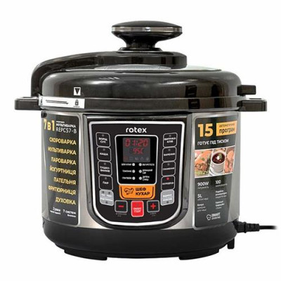 Мультиварка-скороварка Rotex REPC57-B 900Вт 5л Купить Мультиварка-скороварка Rotex REPC57-B 900Вт 5л Бытовая техника
