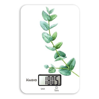 Купить Весы кухонные Magio MG-795 электронные 5кг ж/к дисплей сенсорное управление стекло Бытовая техника