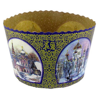 Купить Форма для пасхи пергамент с рис. 300 гр Италия Дом, сад, огород