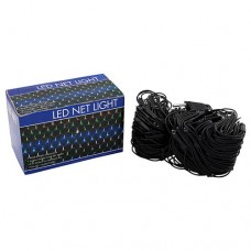 Гирлянда черная "сетка 120 LED линза" синие огни, 1, 5*1, 5 метра, с регулировкой