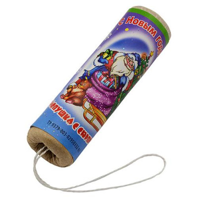 Новогодняя хлопушка С сюрпризом (длина 9см, d=2, 7см) 5шт в упак Купить Новогодняя хлопушка С сюрпризом (длина 9см, d=2, 7см) 5шт в упак Дом, сад, огород