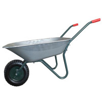 FORTE WB6407A Тачка садовая 1-одноколесная 120 кг, объем вода/песок 65/142 л, вес 11 кг