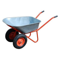 FORTE WB6418-1S Тачка строительная 2-х колесная 320 кг, обьем вода/песок110/200 л, вес 17 кг