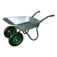VITALS ТCCД65/130з Тачка садово-строительная двухколесная 65л 130кг, 14" (3.5-8.0)
