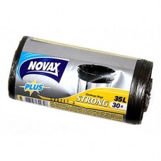 Novax Plus Пакеты для мусора 35л/30шт