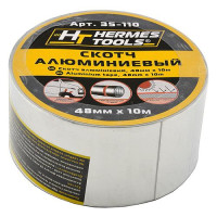 HT-HERMES TOOLS (35-111) Скотч алюминиевый 48 мм*25 м