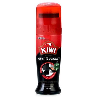 Купить Kiwi Shine&Protect Крем-блекс для обуви для гладкой кожи Черный с натур. воск. 30мл Дом, сад, огород