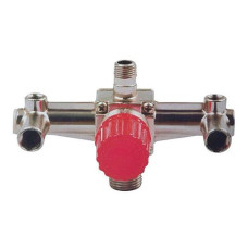 Купить Контрольно-распределительный блок компрессора Intertool PT-9092 с регулятором давления Инструмент и оборудование