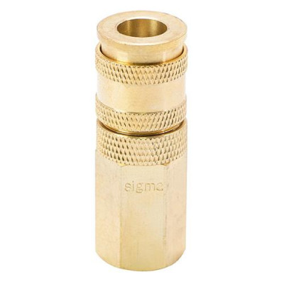Купить Соединение быстросъемное усиленное с фиксатором Sigma 7021651 FТ 3/8" латунь Инструмент и оборудование