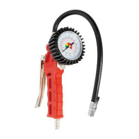 Пистолет для подкачки колес Intertool PT-0505 с манометром 63мм пневмо Prof 60G