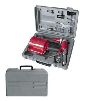 Пистолет заклепочный INTERTOOL PT-1304 пневмо. в чемодане с аксессуарами