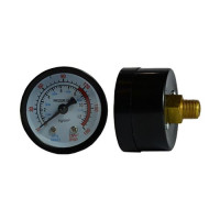 Манометр 42мм 1/8" 12kg/cm2-180PSI металлический корпус выход сзади