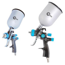 Купить Краскопульт пневматический Intertool PT-0133 LVLP BLUE NEW форсунка 1.4мм Инструмент и оборудование