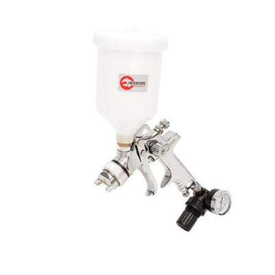 Краскораспылитель Intertool PT-1505 HVLP Steel PROF KIT 1.7мм в комплекте с доп. форсункой 1.4мм Купить Краскораспылитель Intertool PT-1505 HVLP Steel PROF KIT 1.7мм в комплекте с доп. форсункой 1.4мм Инструмент и оборудование