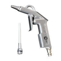 Пистолет продувочный Intertool PT-0803 короткий с дополнительным наконечником 80мм