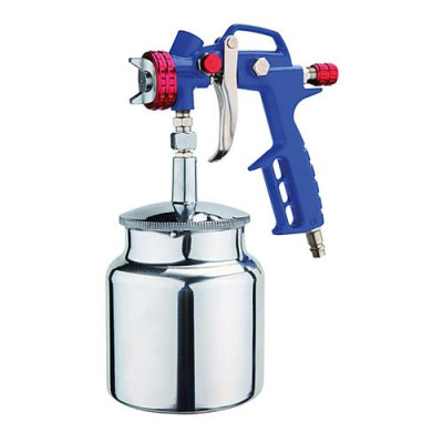 Купить Краскопульт Mastertool 81-8717 HP НБ d1.5мм 160-220л/мин 3.5-5бар 1000мл алюминий Инструмент и оборудование