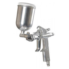 Купить Краскопульт Mastertool 80-8933 HP MINI ВБ d0.5мм 60-90л/мин 3-3.5бар 100мл алюминий поворотный Инструмент и оборудование