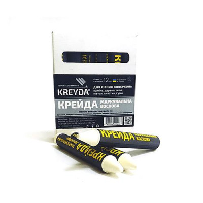 Купить Мел маркировочный Kreyda белый 12шт Инструмент и оборудование