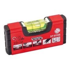 Купить Уровень MasterTool 37-0103 10см 1 капсула 0.5мм/1м с магнитом Инструмент и оборудование