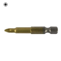 Бита LT/Maxidrill 500-026 РZ1x50мм 1/4" S2 Титан 10шт блистер