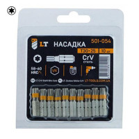 Бита LT/Maxidrill 501-054 T30х25мм 1/4 CrV 10шт