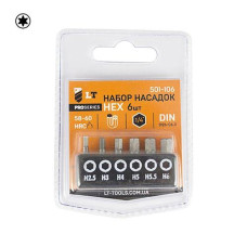 Купить Набор бит LT/Maxidrill 501-106 HEX 25мм 6шт 2.5 3 4 5 5.5 6 Инструмент и оборудование