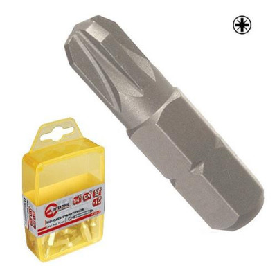 Купить Комплект отверточных насадок Intertool VT-0020 PZ0 1/4" x 25мм 25шт Инструмент и оборудование