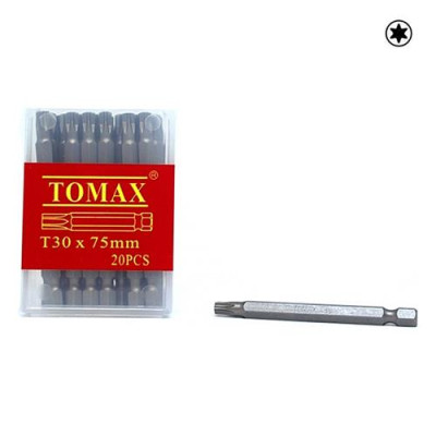 Купить Бита Tomax T-30х75мм 20шт Инструмент и оборудование